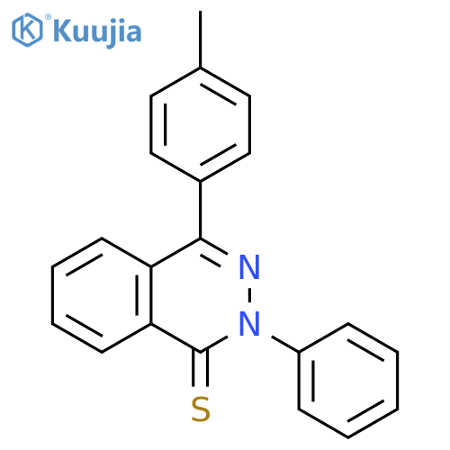 1(2H)-Phthalazinethione, 4-(4-methylphenyl)-2-phenyl- structure