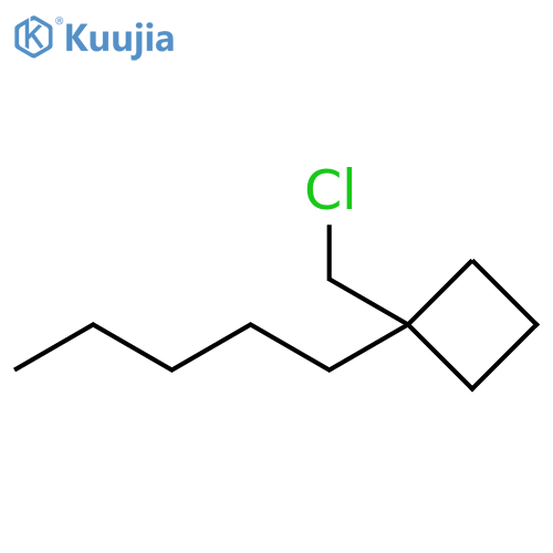 Cyclobutane, 1-(chloromethyl)-1-pentyl- structure