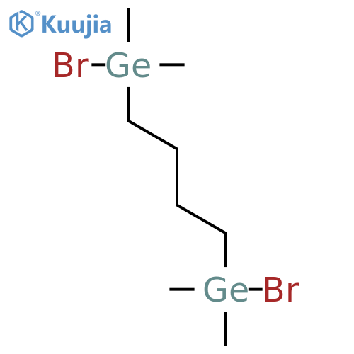 Germane, 1,4-butanediylbis[bromodimethyl- structure