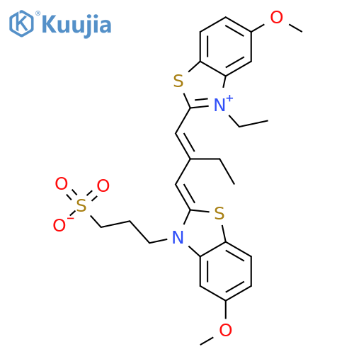 Benzothiazolium,2-[2-[(3-ethyl-5-methoxy-2(3H)-benzothiazolylidene)methyl]-1-buten-1-yl]-5-methoxy-3-(3-sulfopropyl)-,inner salt structure