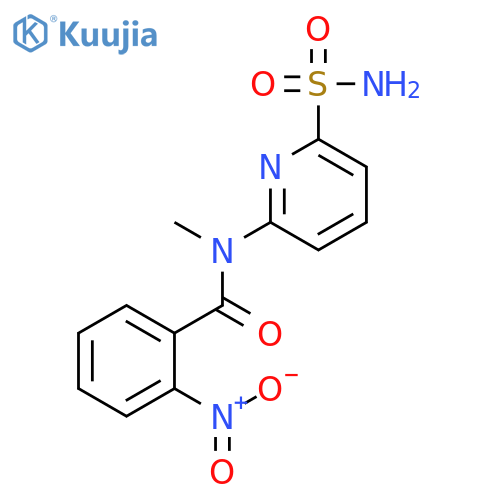 Benzamide, N-[6-(aminosulfonyl)-2-pyridinyl]-N-methyl-2-nitro- structure