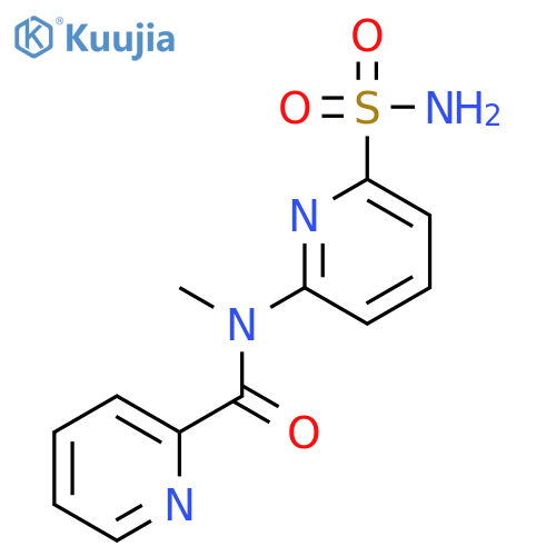 2-PYRIDINECARBOXAMIDE, N-[6-(AMINOSULFONYL)-2-PYRIDINYL]-N-METHYL- structure
