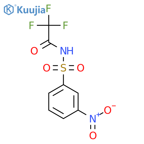 Acetamide, 2,2,2-trifluoro-N-[(3-nitrophenyl)sulfonyl]- structure