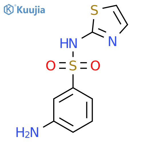 3-amino-N-(thiazol-2-yl)benzenesulfonamide structure