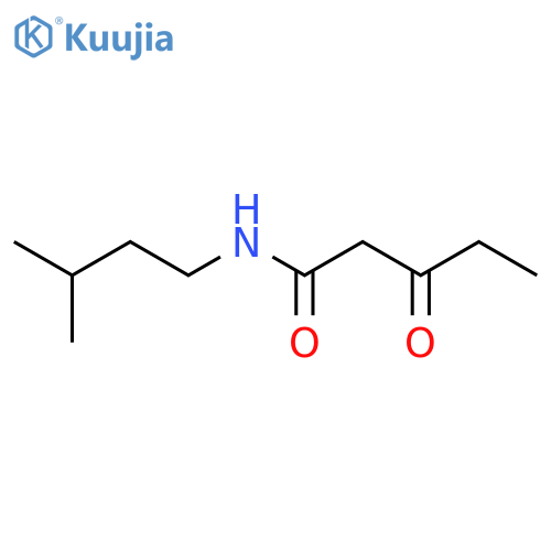 Pentanamide, N-(3-methylbutyl)-3-oxo- structure