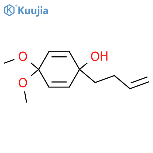 2,5-Cyclohexadien-1-ol, 1-(3-butenyl)-4,4-dimethoxy- structure