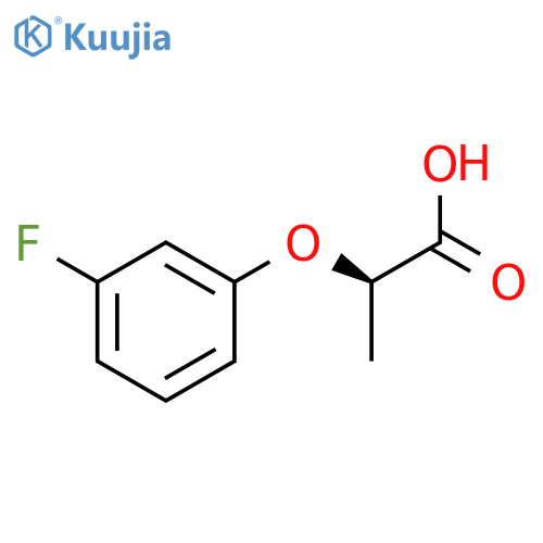 Propanoic acid, 2-(3-fluorophenoxy)-, (R)- structure