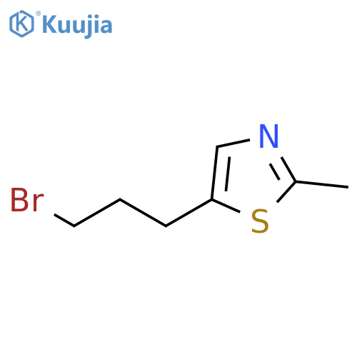 Thiazole, 5-(3-bromopropyl)-2-methyl- structure