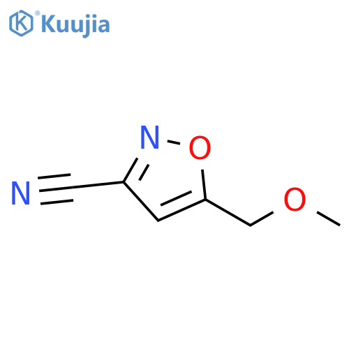 5-(methoxymethyl)-1,2-oxazole-3-carbonitrile structure