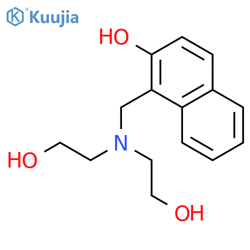 2-Naphthalenol, 1-[[bis(2-hydroxyethyl)amino]methyl]- structure