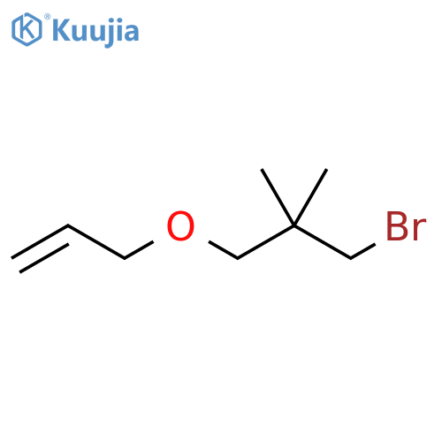 1-Propene, 3-(3-bromo-2,2-dimethylpropoxy)- structure