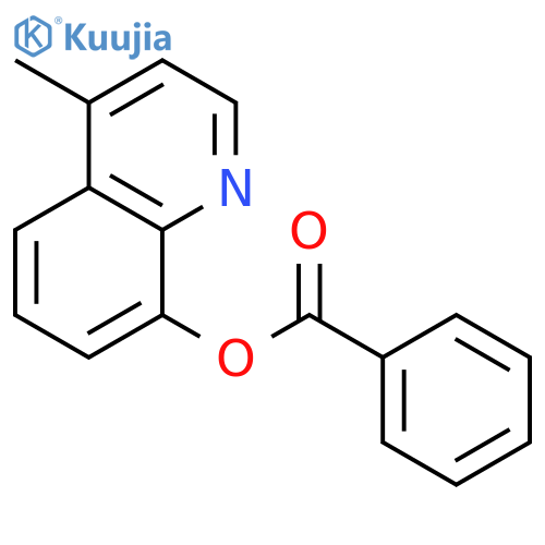 4-Methylquinolin-8-yl benzoate structure