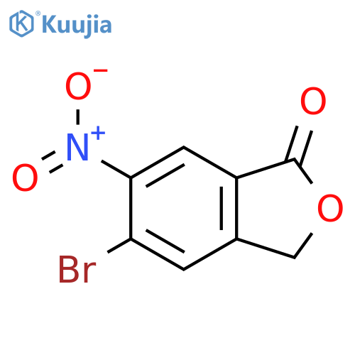 5-bromo-6-nitroisobenzofuran-1(3H)-one structure
