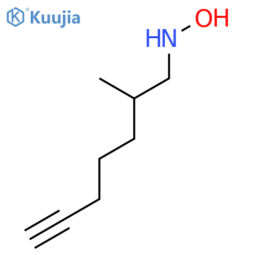 6-Heptyn-1-amine, N-hydroxy-2-methyl-, (±)- structure