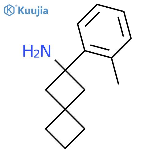 2-(2-Methylphenyl)spiro[3.3]heptan-2-amine structure