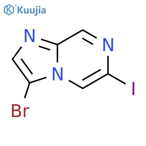 3-Bromo-6-iodoimidazo[1,2-a]pyrazine structure