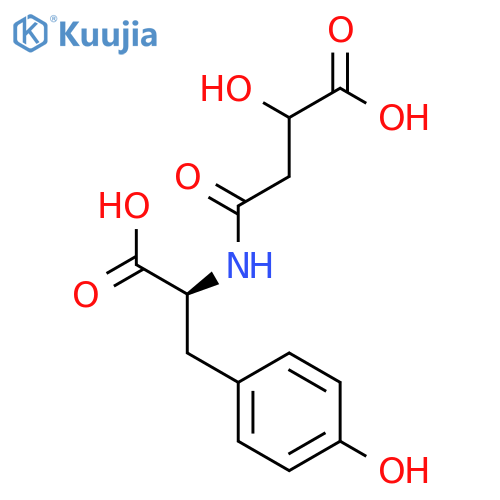 L-Tyrosine, N-(3-carboxyhydroxy-1-oxopropyl)- structure