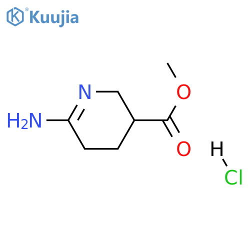 methyl 6-amino-2,3,4,5-tetrahydropyridine-3-carboxylate hydrochloride structure