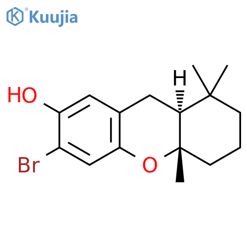 1H-Xanthen-7-ol,6-bromo-2,3,4,4a,9,9a-hexahydro-1,1,4a-trimethyl-, (4aS,9aS)- structure