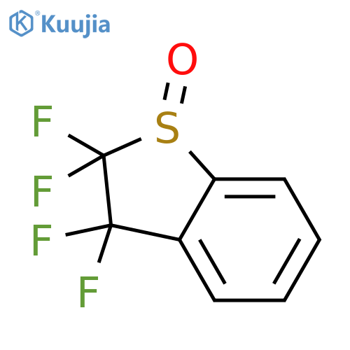 Benzo[b]thiophene, 2,2,3,3-tetrafluoro-2,3-dihydro-, 1-oxide structure