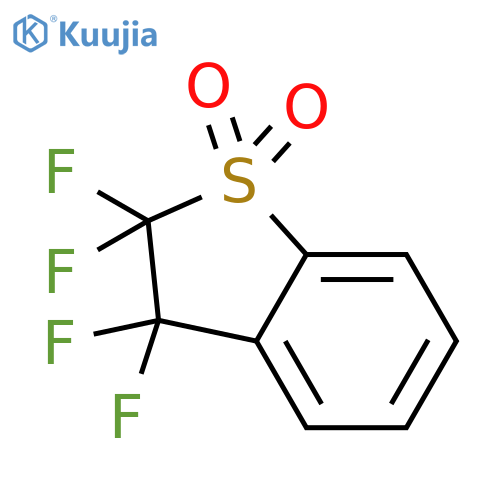 Benzo[b]thiophene, 2,2,3,3-tetrafluoro-2,3-dihydro-, 1,1-dioxide structure