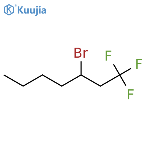 Heptane, 3-bromo-1,1,1-trifluoro- structure