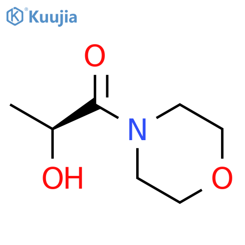 1-Propanone, 2-hydroxy-1-(4-morpholinyl)-, (2S)- structure