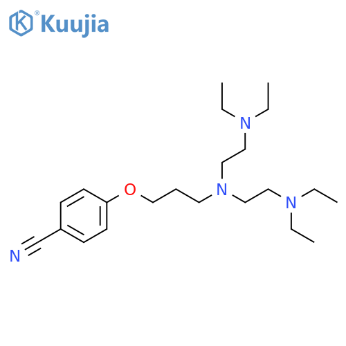 Benzonitrile, 4-[3-[bis[2-(diethylamino)ethyl]amino]propoxy]- structure