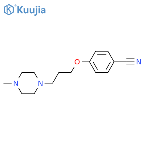 Benzonitrile, 4-[3-(4-methyl-1-piperazinyl)propoxy]- structure