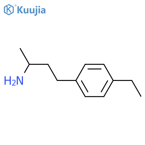 4-(4-ethylphenyl)butan-2-amine structure