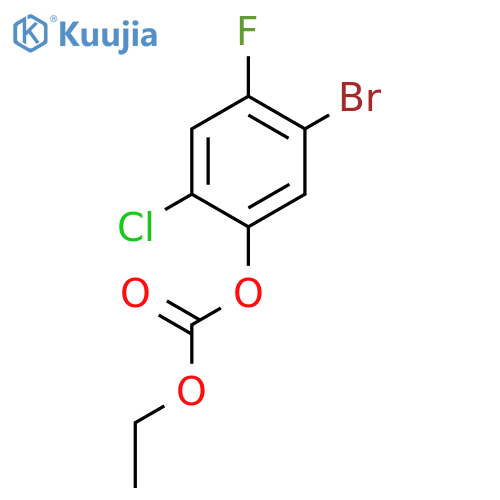 Carbonic acid, 5-bromo-2-chloro-4-fluorophenyl ethyl ester structure