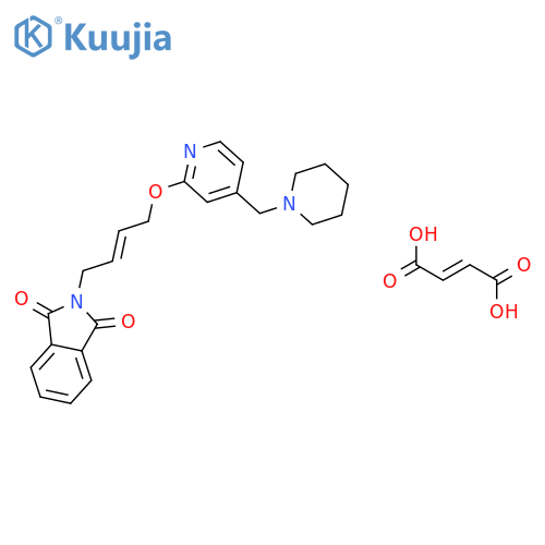 (Z)-2-4-4-(1-Piperidinylmethyl)-2-pyridinyloxy-2-butenyl-1H-isoindole-1,3(2H)-dione Maleate structure