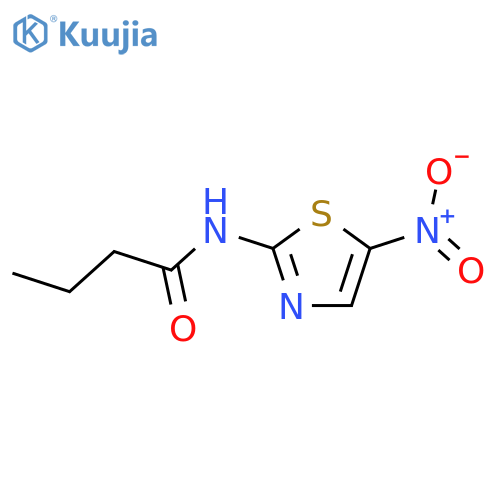 Butanamide,N-(5-nitro-2-thiazolyl)- structure