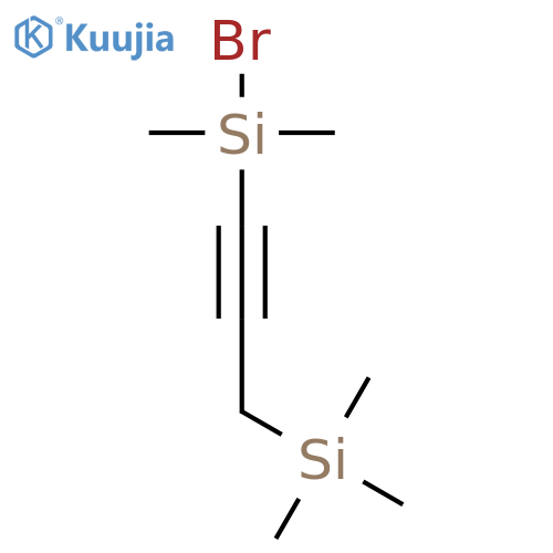 Silane, [3-(bromodimethylsilyl)-2-propynyl]trimethyl- structure