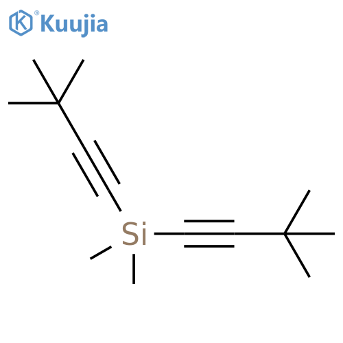 Silane, bis(3,3-dimethyl-1-butynyl)dimethyl- structure