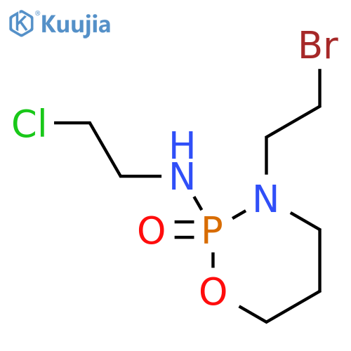 2H-1,3,2-Oxazaphosphorin-2-amine,3-(2-bromoethyl)-N-(2-chloroethyl)tetrahydro-, 2-oxide, (2R)- structure