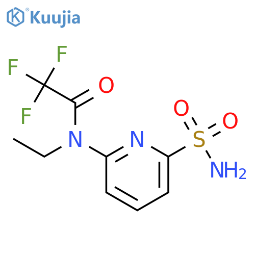 Acetamide, N-[6-(aminosulfonyl)-2-pyridinyl]-N-ethyl-2,2,2-trifluoro- structure