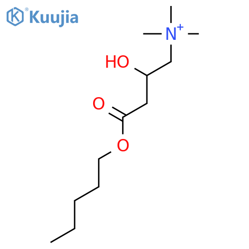 1-Butanaminium, 2-hydroxy-N,N,N-trimethyl-4-oxo-4-(pentyloxy)- structure
