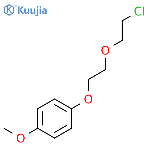 Benzene, 1-[2-(2-chloroethoxy)ethoxy]-4-methoxy- structure
