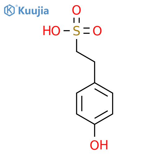 Benzeneethanesulfonic acid, 4-hydroxy- structure