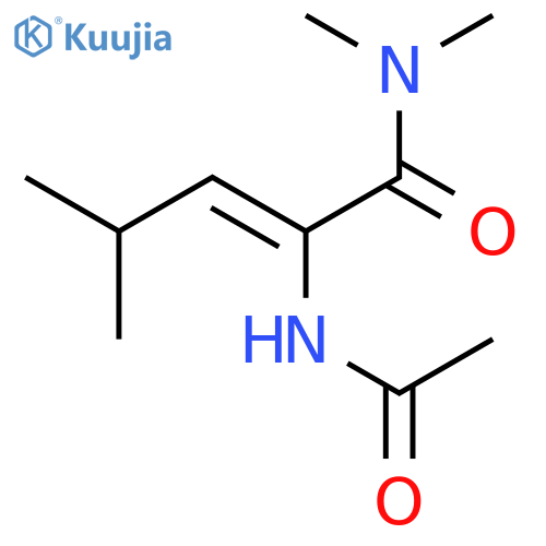 2-Pentenamide, 2-(acetylamino)-N,N,4-trimethyl-, (Z)- structure