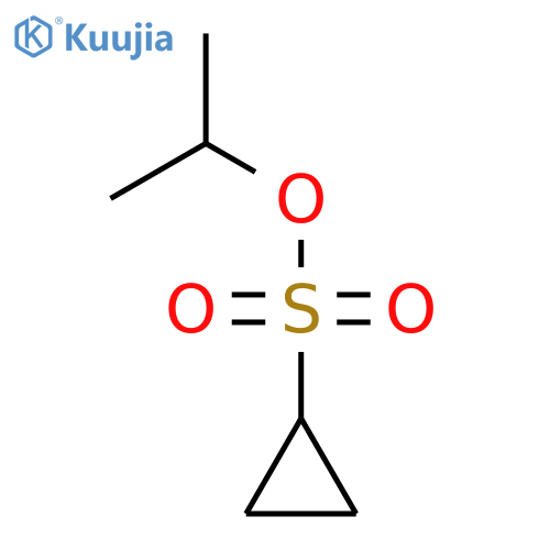 Isopropyl cyclopropanesulfonate structure