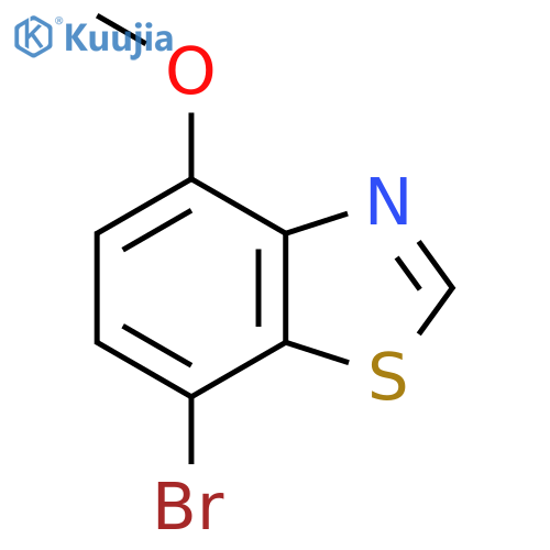 Benzothiazole, 7-bromo-4-methoxy- structure