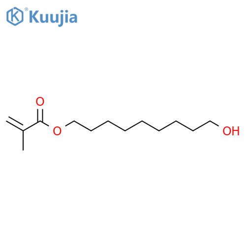2-Propenoic acid, 2-methyl-, 9-hydroxynonyl ester structure