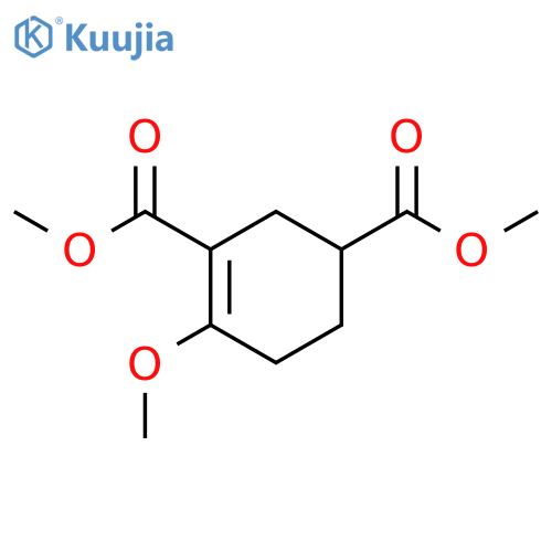 3-Cyclohexene-1,3-dicarboxylic acid, 4-methoxy-, dimethyl ester structure