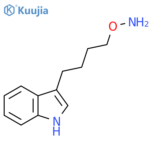 O-4-(1H-indol-3-yl)butylhydroxylamine structure