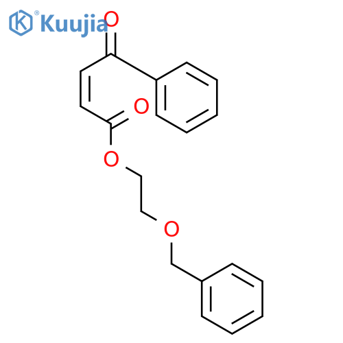 2-Butenoic acid, 4-oxo-4-phenyl-, 2-(phenylmethoxy)ethyl ester, (Z)- structure