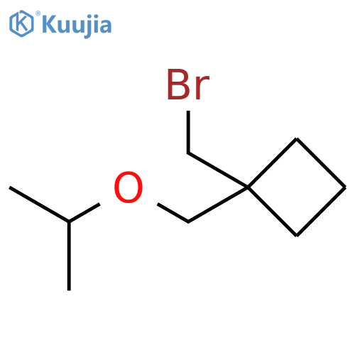 Cyclobutane, 1-(bromomethyl)-1-[(1-methylethoxy)methyl]- structure