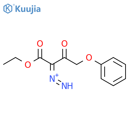 Butanoic acid,2-diazo-3-oxo-4-phenoxy-, ethyl ester structure