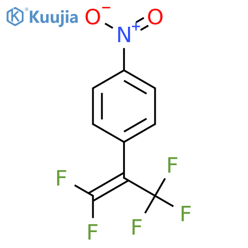 Benzene, 1-[2,2-difluoro-1-(trifluoromethyl)ethenyl]-4-nitro- structure